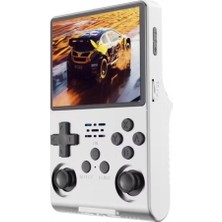Schitec Retro Arcade R40S Pro Taşınabilir El Atari Konsolu 30.000 Oyunlu 98GB Beyaz