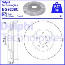 Delphi Depomix Ön Fren Aynasi Insignia B 2017 17 Inç 321X28X5DL Hali