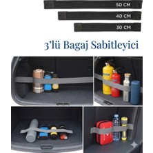 Elastik Bagaj Sabitleyici Bant, Bagaj Çırtı,bagaj Lastiği 3 Adet