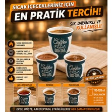May Cup 4 Oz  Karton Bardak 100 Adet Maycup (Espresso-Türk Kahvesi )