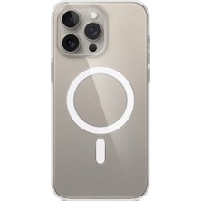 3gen Case iPhone 15 Pro Uyumlu Animasyonlu Kablosuz Şarj Destekli Premium Şeffaf Sert Silikon