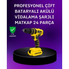 Kanonik Education 12V Akülü Matkap | 20-30 Nm Tork, Çift Hız Ayarı ve LED Işık