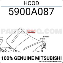 TŞT Mitsubishi L200 Motor Kaputu 200615 (Oem No:  5900A087)