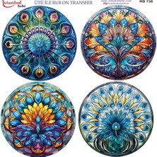 İstanbul Hobi Ütü ile Rub On Transfer Kağıdı 30X30CM RB-736