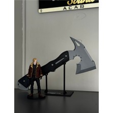 Resident Evil Leon S. Kennedy Survivor Axe - Re4 / Re9 Taktiksel Balta Cosplay Prop ve Stand