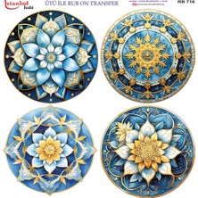 İstanbul Hobi Ütü ile Rub On Transfer Kağıdı 30X30CM RB-716
