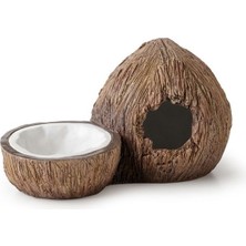 Exo Terra Ex Coconut Sürüngen Saklanma Alanı ve Su Kabı