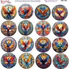 İstanbul Hobi Ütü ile Rub On Transfer Kağıdı 30X30CM RB-752