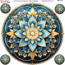 İstanbul Hobi Ütü ile Rub On Transfer Kağıdı 30X30CM RB-715