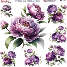İstanbul Hobi Ütü ile Rub On Transfer Kağıdı 30X30CM RB-763