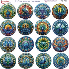 İstanbul Hobi Ütü ile Rub On Transfer Kağıdı 30X30CM RB-731