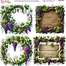 İstanbul Hobi Ütü ile Rub On Transfer Kağıdı 30X30CM RB-657