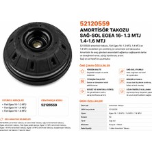 LEMFORDER 52120559 Amortisör Takozu Sağ-Sol Fiat Egea 1.3 Mtj 1.4 1.6 Mtj 2016 Sonrası