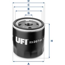 Ufi Depomix Yag Filtresi Fiesta Fusion 02 08 1.25 1.4 Focus Ii 04 11 1.4 1.6 Mondeo Iv 07 14 Kuga Ii 14 17 S Max 07 14 1.6 Zetec Volvo C30 S40 S80 V40 V50 V60 V70