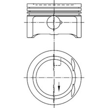 Kolben Depomix Piston Segman Std 90.91MM Mercedes M111 W202 C208 W210 R170