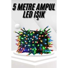 Kanonik Education Ledli Fişli LED Dekor Lambası 5m Rgb Yılbaşı Ağacı Işığı