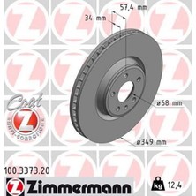 Zimmermann Depomix Fren Diski A4 A5 A6 A8 Q5 Q7 Touareg