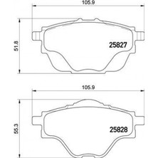 Valeo Depomix Arka Fren Balatasi Astra L-Grandland-C4 Grand/spacetourer-C5 AIRCROSS-P508-P5008-P308-P3008-DS4-DS7 290MM