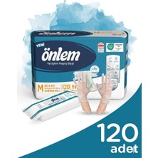 Önlem Bel Bantlı Medıum 120 Adet Mendil ve Eldiven Hediyeli