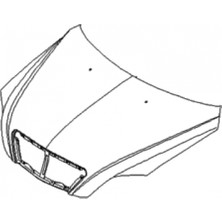 TŞT Kia Sorento Motor Kaputu 2002-2005 (Oem No:  664003E010)