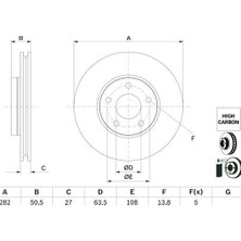 Bosch Depomix On Fren Disk Ayna Focus Iv 17