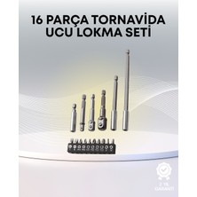 Majeur Metal Gövdeli 16LI Bits Seti Çok Fonksiyonlu Tamir Ai