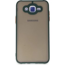 Majeur Galaxy J7 Kılıf Montreal Silikon Kapak  Yeşil