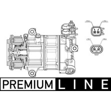 Mahle Depomix Klima Kompresoru Focus Iv 17 Kuga Iii 19 Puma 19 1.5 Ecoblue
