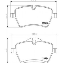 Valeo Depomix Fren Balatasi On Mini R50 R53 John Cooper Works 06 06 R56 R57 R58 R59 Cooper S