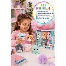Toyfest Squishmallows Micromallows 6'lı Mini Peluş Figür Seti Orijinal Lisanslı 6 cm