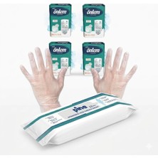 Önlem Emici Külot Medıum 120 Adet Islak Mendil ve Poşet Eldiven Hediyeli