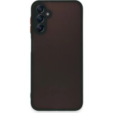 Majeur Galaxy A14 4g Kılıf Montreal Silikon Kapak  Yeşil