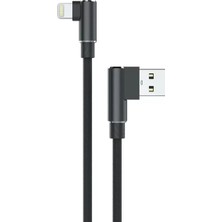 Majeur USB To Lightning 3m 2.4A Kablo  Siyah