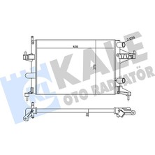 Kale Depomix Radyatör Brazing Corsa C-Combo-Tigra 1.0-1.2-1.2 16V-1.4-1.4 16V Ac Klimasiz Mek 545X359X23 1300236-9201955-25555161-24445162