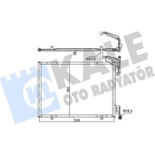 Kale Depomix Kondenser Ford Transit Courier 1.0 Ecoboost 14--Tourneo Courier 1.0 Ecoboost 14-
