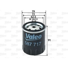 Valeo Depomix Yakit Filtresi Mercedes OM615 OM616 OM617 W123 S123 C123 W460