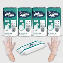 Önlem Emici Külot Xlarge 120 Adet Islak Mendil ve Poşet Eldiven Hediyeli
