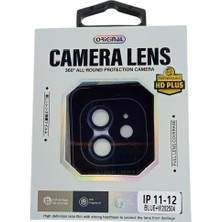 Majeur 11 / 12 / 12 Mini Uyumlu Safir Kamera Koruyucu Lens Mavi Renk