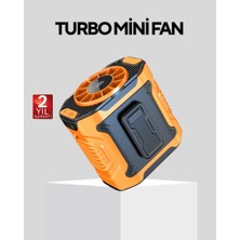 Majeur Dijital Ekranlı Turbo Mini Fan – 3 Kademeli Hız, Sessiz Çalışma ve Typec Şarj