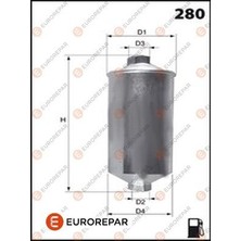 Eurorepar E145061 Yakit Filtresi