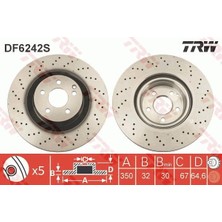 Trw DF6242S Fren Diski Ön 2'li Takım