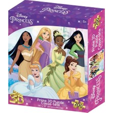 Prime 3D Disney Princess Puzzle 200 Parça