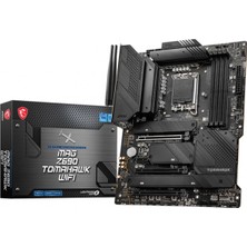  mag z690 tomahawk wifi soket 1700 ddr5 6400(oc) pcı-e gen 5 m.2 wi-fi6 atx anakart