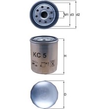 Mahle Mhl Kc5 Yakit Filtresi