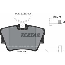Textar Tx 2398001 Fren Balatasi Arka