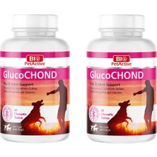 Bio Petactive Glucochond Kedi ve Köpekler Için 60 Adet Eklem Güçlendirici Tablet 90 Gr. x 2 Adet