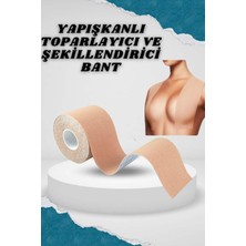 Majeur Toparlayıcı Göğüs Bandı Şekillendirici Ten Rengine Uygun Esnek Hassas Ciltlere Uygun