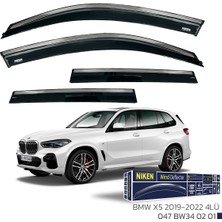 Beyaz 047 BW34 02 01 Bmw X5 2019 Sonrasi Kromlu Cam Rüzgarliği 4lü