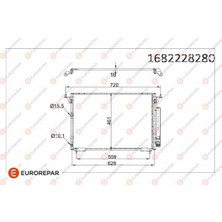 Eurorepar 1682228280 Radyator