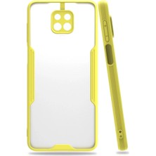 Majeur Xiaomi Redmi Note 9s Kılıf Platin Silikon  Sarı